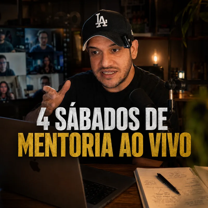 4 sábados de mentoria ao vivo